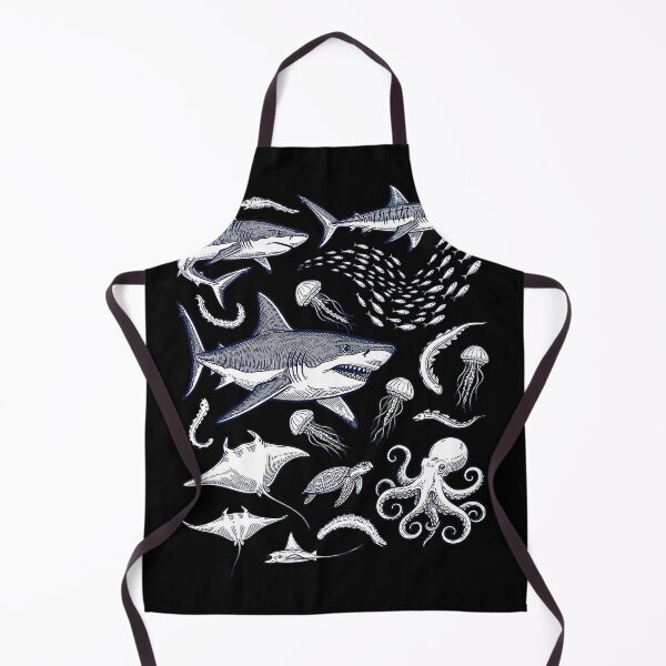 Item preview, Sharks Jellyfish Octopus Ocean Life Illustration Premium Tri-Blend designed and sold by hqmofoo35.