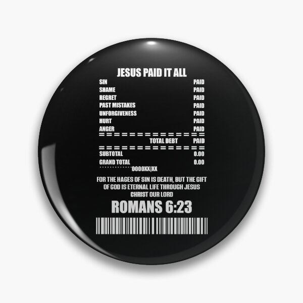 Item preview, Jesus Paid It All Receipt designed and sold by Ariana De Amicis.