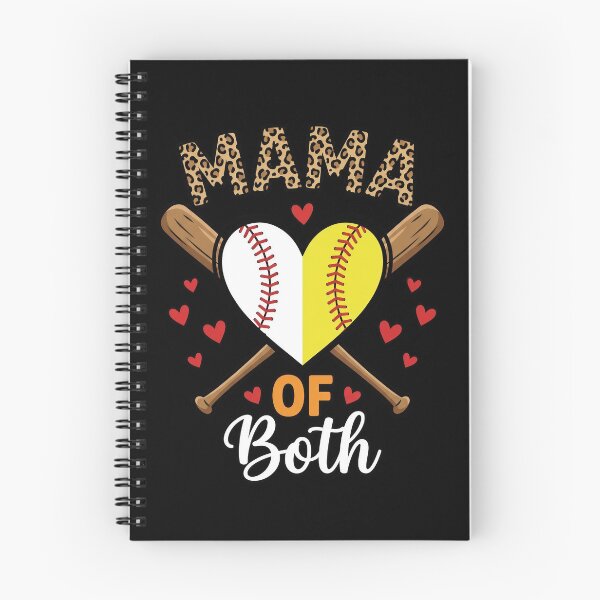 Item preview, Mama of Both Baseball Softball Mom Game Day Cute Leopard Mama designed and sold by OlakunleOloroz.