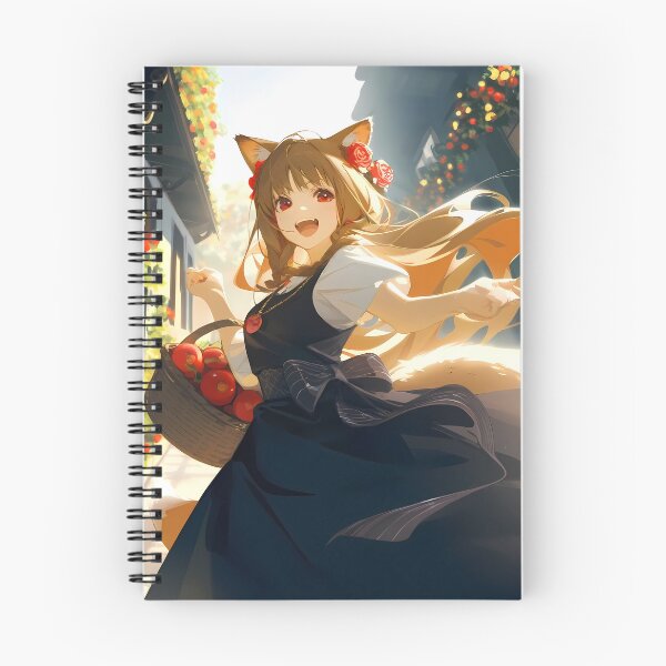 Item preview, Holo spice and wolf Joyful Village Run With Apples designed and sold by Tokyonomad.