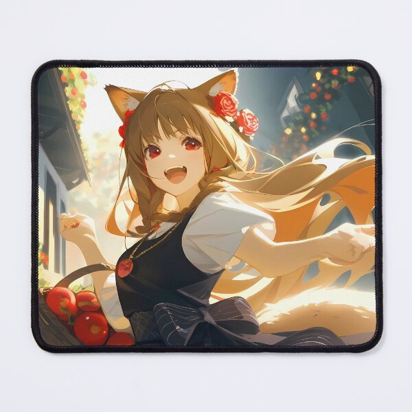 Item preview, Holo spice and wolf Joyful Village Run With Apples designed and sold by Tokyonomad.
