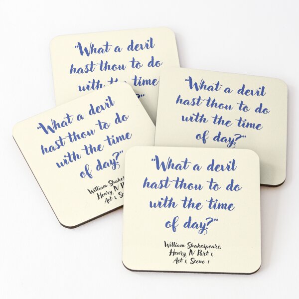Item preview, Fleek Shakespeare Quote from Henry the Fourth designed and sold by CharlottePlaceArt.