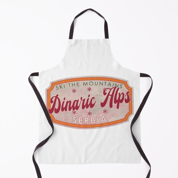 Item preview, Dinaric Alps, Serbia, Ski, textured skiing badge designed and sold by Wanderful-roads.