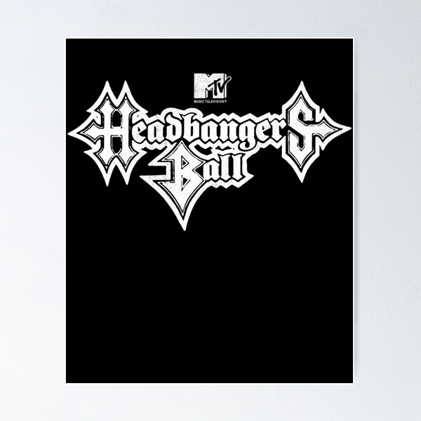 Item preview, Mtv Headbangers Ball Metal Text Logo designed and sold by Dolphinstyle.