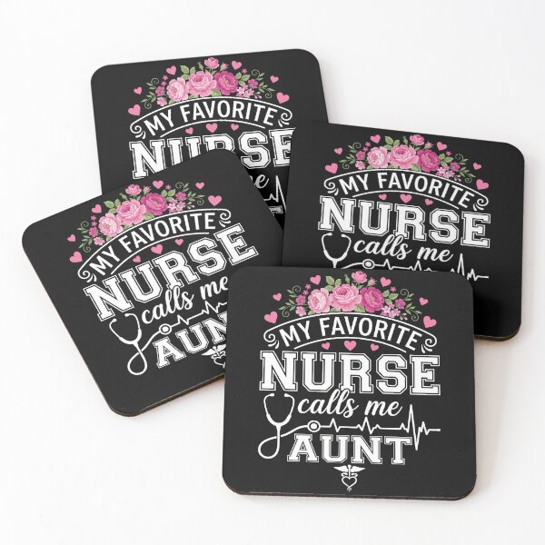 Item preview, Mothers Day My Favorite Nurse Calls Me Aunt Flower designed and sold by OlakunleOloroz.