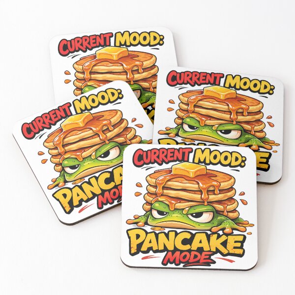 Item preview, Current Mood Pancake Mode Funny Frog Breakfast Meme designed and sold by the-dovlat.