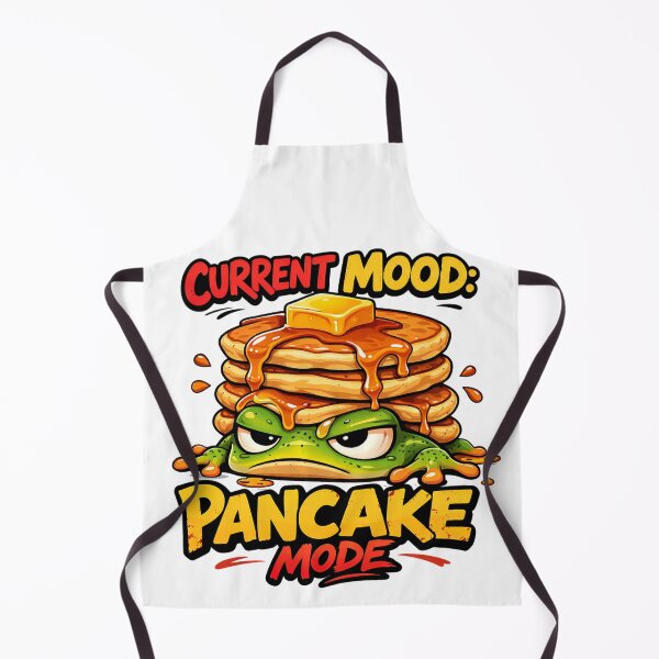 Item preview, Current Mood Pancake Mode Funny Frog Breakfast Meme designed and sold by the-dovlat.