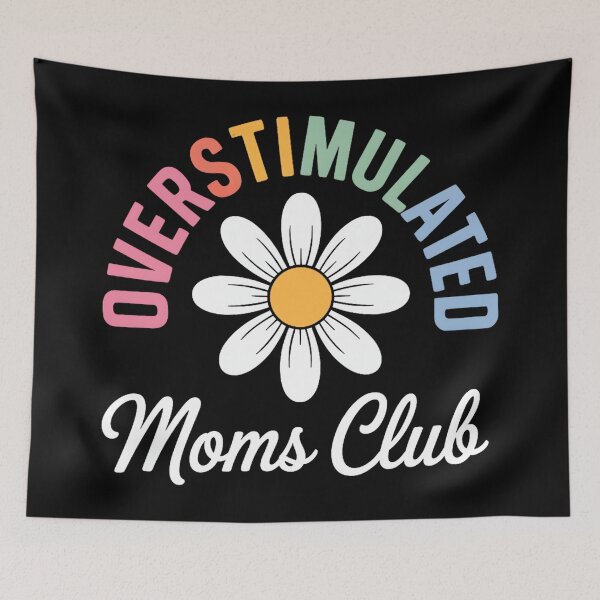 Item preview, Over Stimulated Moms Club Funny Mom Life Premium Tri-Blen designed and sold by hqmofoo35.
