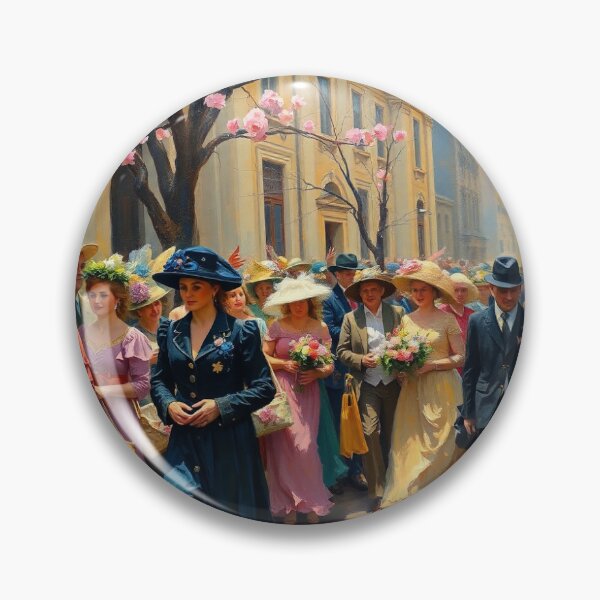 Item preview, Easter parade in the style of Renoir. designed and sold by oldMastersofart.