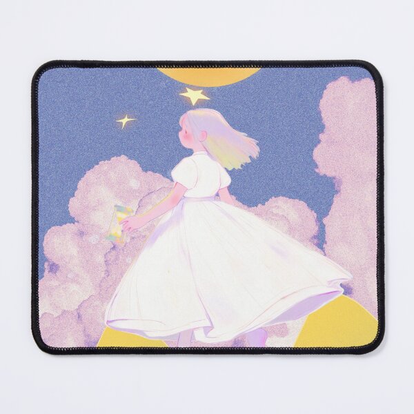 Item preview, Dreamy nostalgic Girl in White Dress Digital Collage designed and sold by mooncakekaro.