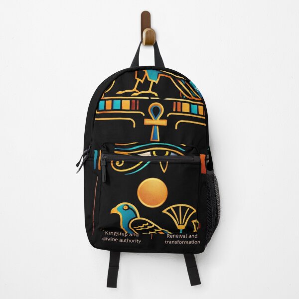 Item preview, Mystic Egyptian Guardian - Gold & Neon Hieroglyph Collection designed and sold by Artful Expression .