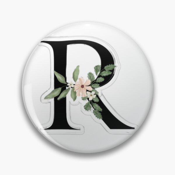 Item preview, Floral Letter R Name Gift | Personalized Initial R Design | Cute Botanical Alphabet for Girls & Women designed and sold by PixelVibe Art.
