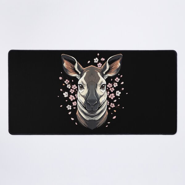 Item preview, Cherry Blossom Okapi Floral Wildlife Aesthetic designed and sold by hqmofoo35.