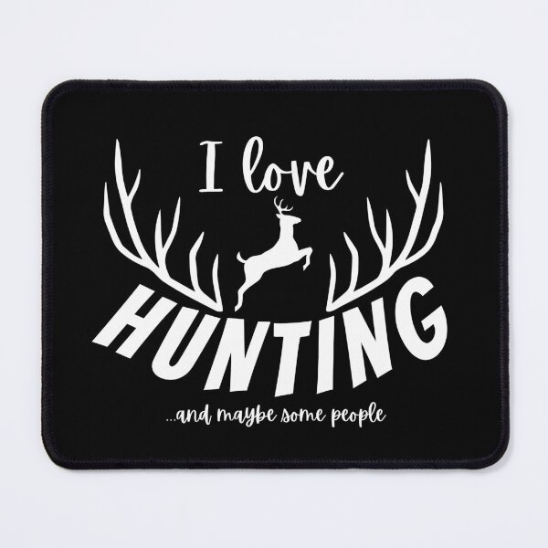 Item preview, I Love Hunting Funny Hunter Saying Design designed and sold by DesignsVault.