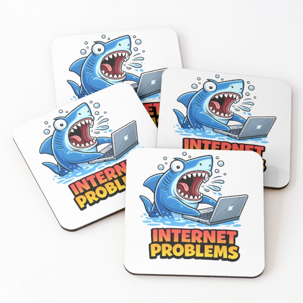 Item preview, Internet Problems Funny Angry Shark Laptop Meme designed and sold by the-dovlat.