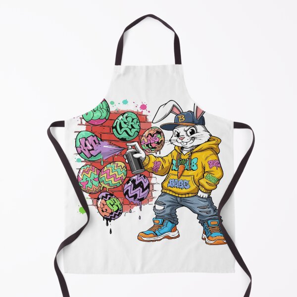 Item preview, hip hop easter Street Bunny Graffiti designed and sold by Uglyandcute.
