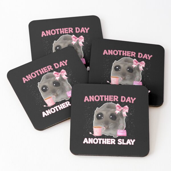 Item preview, Another Day Another Slay Sad Hamster Meme Men Women designed and sold by hqmofoo35.