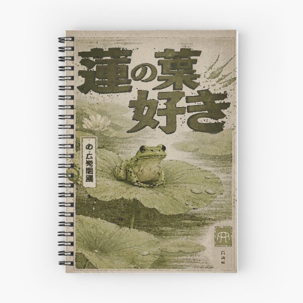 Item preview, Frog on Lotus — Retro 90s Console Japanese Illustration Art Print designed and sold by Timelyrelic.
