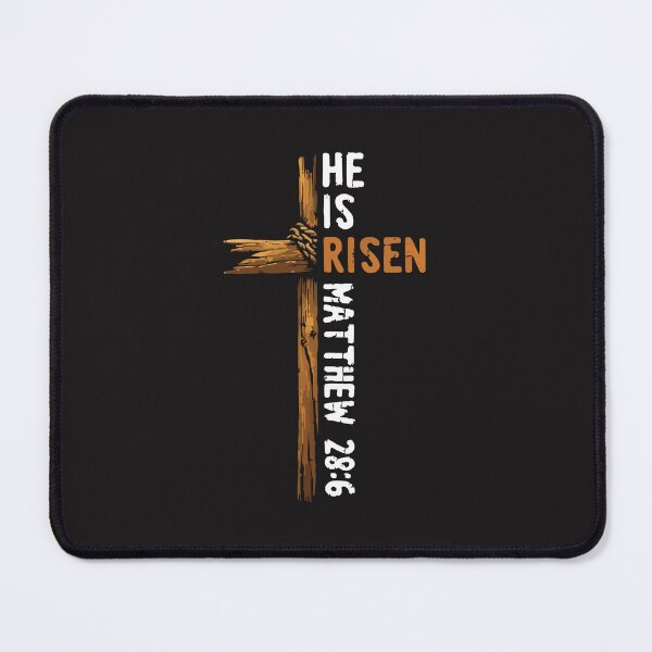 Item preview, He Is Risen Cross Christian Faith Easter Religious Design designed and sold by kiralynstration.