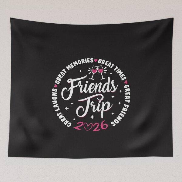 Item preview, Friends Trip 2026 Matching Group Vacation Girls Trip Vacay Design designed and sold by kiralynstration.