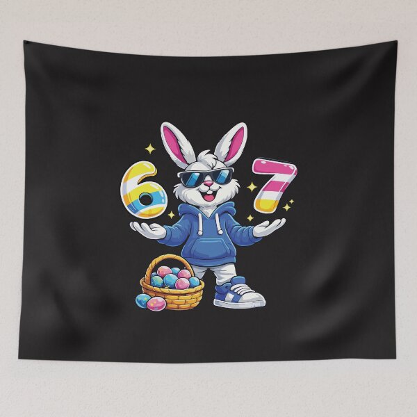Item preview, 6 7 Easter Bunny Kids Basket Stuffer Boys Age 6 7 Cute Design designed and sold by kiralynstration.