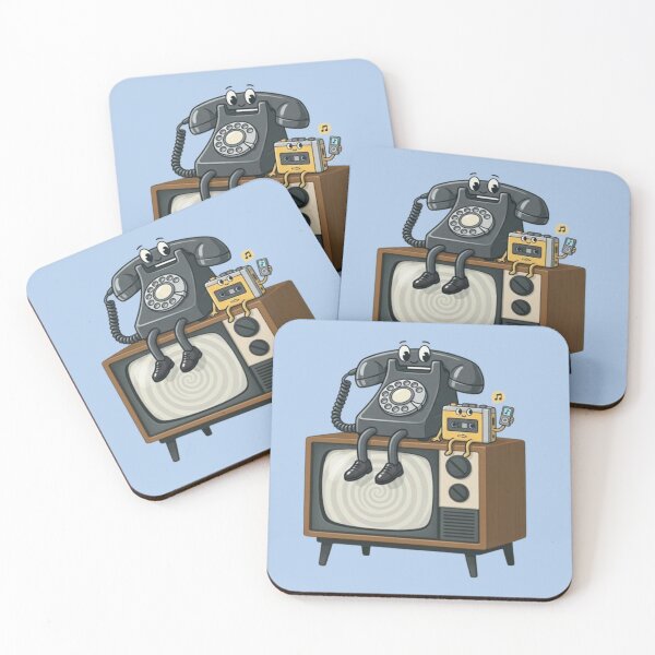 Artikelvorschau, Retro Tech Friends – Verspieltes Vintage-Emblem-Design entworfen und verkauft von Dogandesighn.
