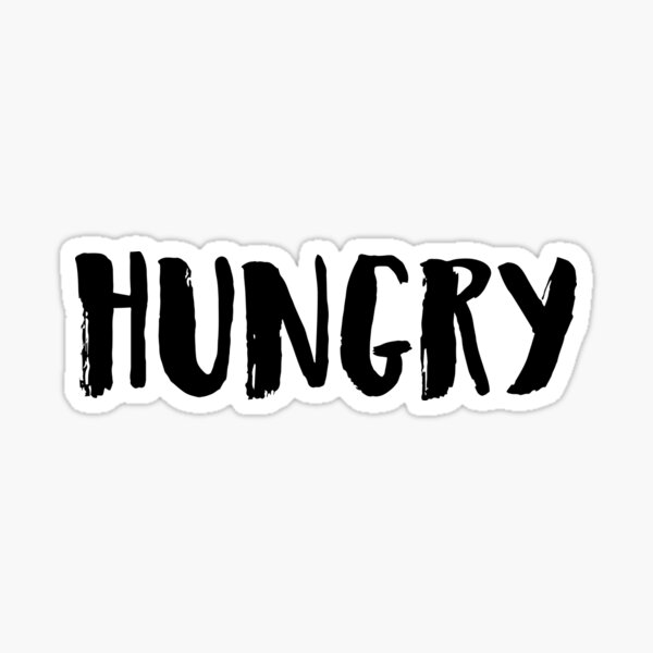 Hungry Sticker