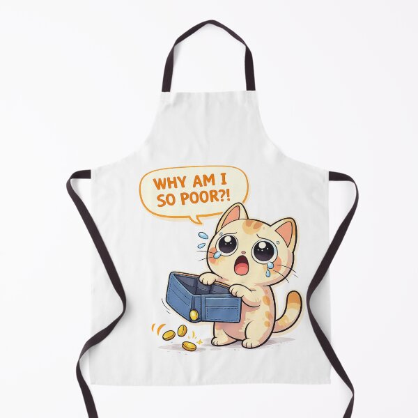 Item preview, Why Am I So Poor Funny Cat designed and sold by PawTheory.