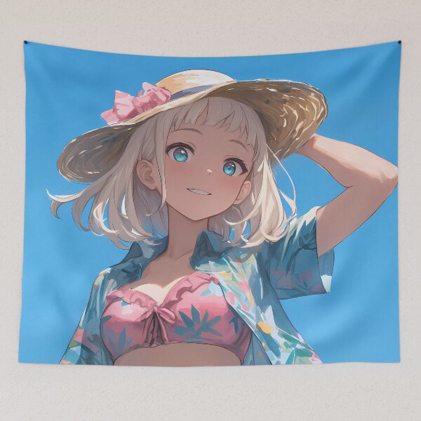 Item preview, Shiemi Moriyama Blue Exorcist Sweet Summer Sky Smile designed and sold by Tokyonomad.