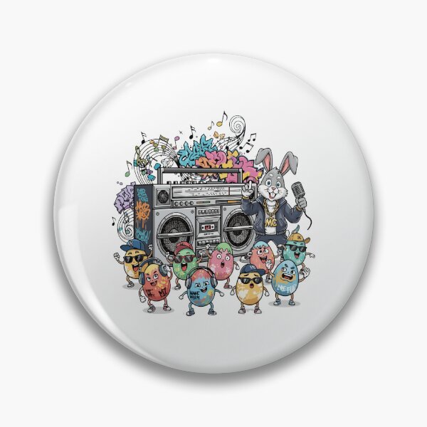 Item preview, hip hop easterEgg Boom Box Party designed and sold by Uglyandcute.