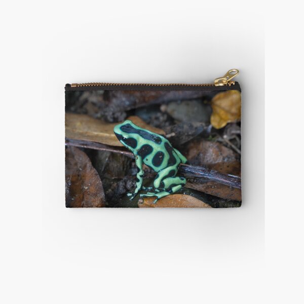Item preview, Green Poison Dart Frog on Forest Floor – Tropical Rainforest Amphibian Photography designed and sold by WildFrameNature.
