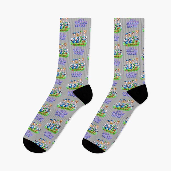 Item preview, soccer goose - funny goose - goose lover - patriotic design - team spirit - soccer team - quirky art - cute goose - bird lover - humorous gift - soccer gift designed and sold by JansenGS.