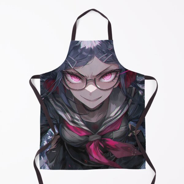 Item preview, Toko Fukawa Danganronpa Glasses Pink Eyes Intense Close Up designed and sold by Tokyonomad.