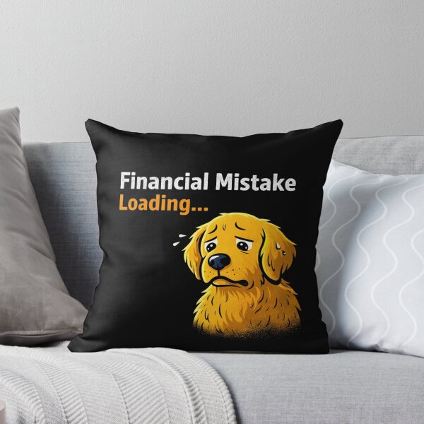 Item preview, Financial Mistake Loading Funny Dog Meme Shirt Relatable Shopping Humor designed and sold by VibeOffline Studio.