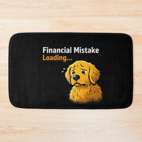 Item preview, Financial Mistake Loading Funny Dog Meme Shirt Relatable Shopping Humor designed and sold by VibeOffline Studio.