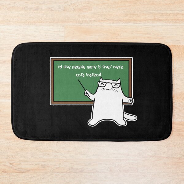 Item preview, Teacher cat saying designed and sold by eri-morie.