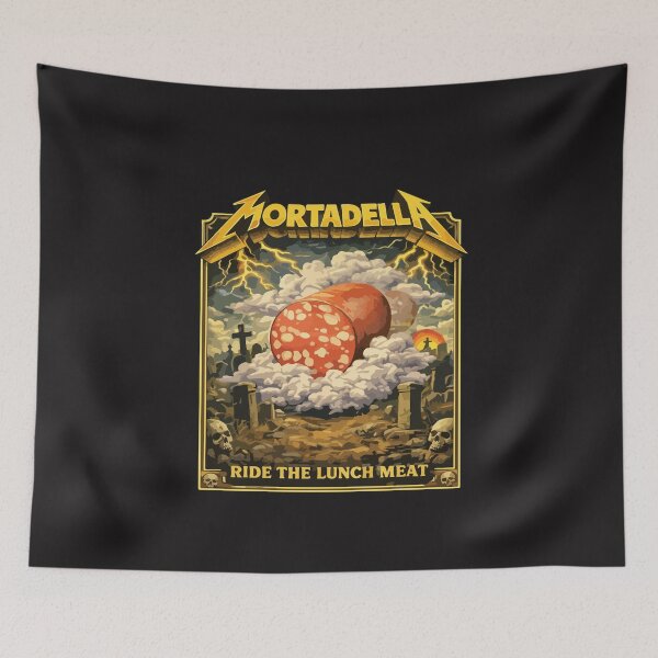 Item preview, Mortadella Ride The Lunch Meat Funny Italian Food Parody Design designed and sold by kiralynstration.
