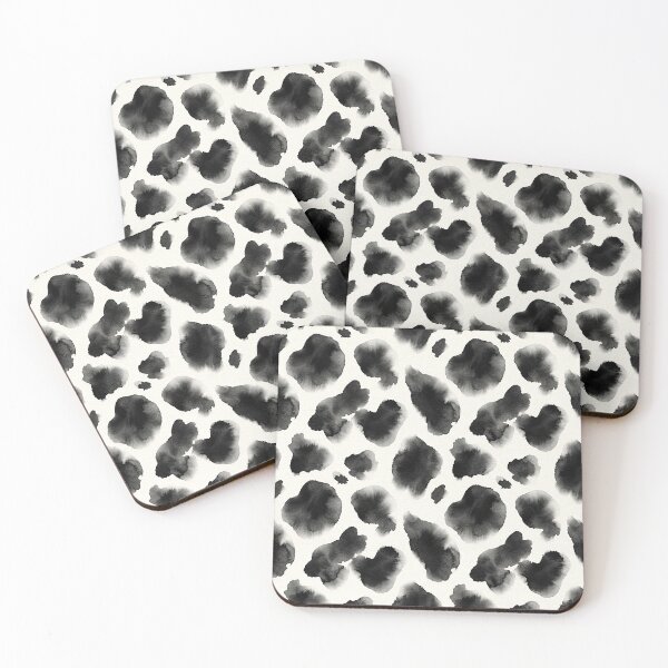 Item preview, Black and White Cow Print Pattern designed and sold by NdesignTrend.
