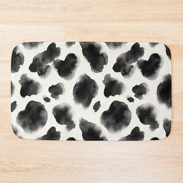 Item preview, Black and White Cow Print Pattern designed and sold by NdesignTrend.
