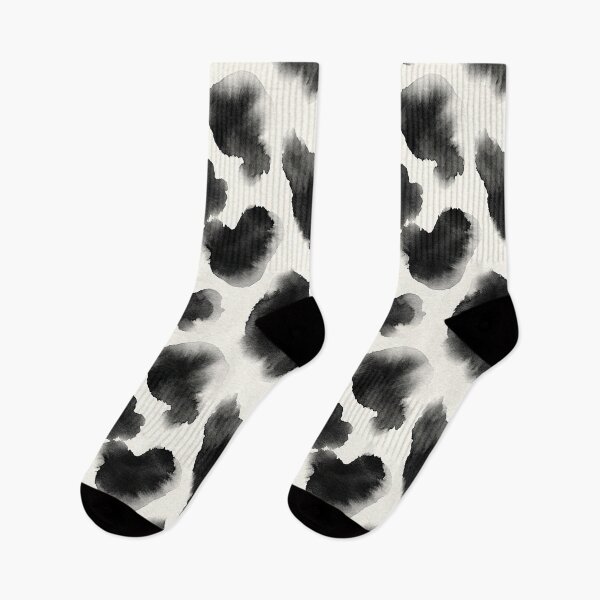 Item preview, Black and White Cow Print Pattern designed and sold by NdesignTrend.