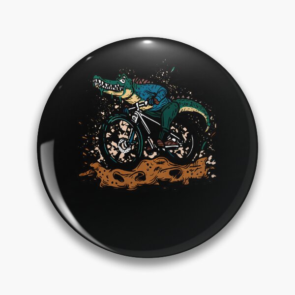 Item preview, Gator Shredder The Mountain Biking Alligator - Wildlife On Wheels designed and sold by thegamer14212.