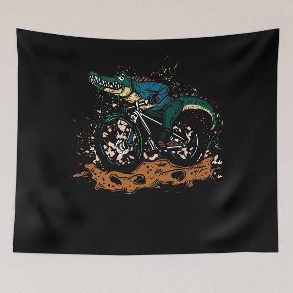 Item preview, Gator Shredder The Mountain Biking Alligator - Wildlife On Wheels designed and sold by thegamer14212.