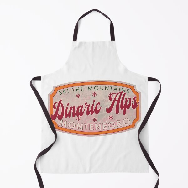 Item preview, Dinaric Alps, Montenegro, Ski, textured skiing badge designed and sold by Wanderful-roads.