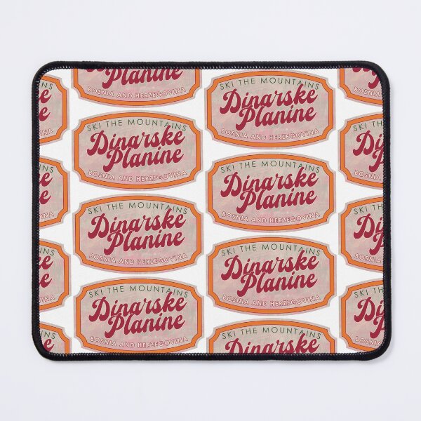 Item preview, Dinarske Planine, Bosnia and Herzegovina, Ski, textured skiing badge designed and sold by Wanderful-roads.