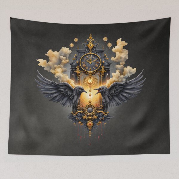 Item preview, Eternal Witnesses – Clock of Crimson Fate designed and sold by nicky2342.