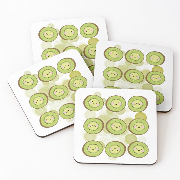 Item preview, Smiling Kiwis - Fruit Illustration designed and sold by iamKRUK.
