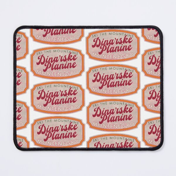Item preview, Dinarske Planine, Montenegro, Ski, textured skiing badge designed and sold by Wanderful-roads.
