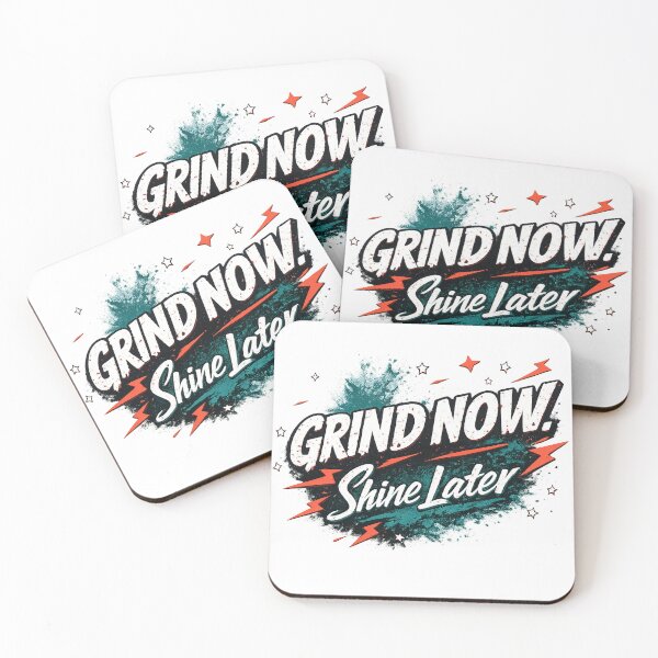 Item preview, Grind Now Shine Later Motivational Streetwear Design designed and sold by Aurelux_24.
