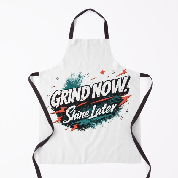 Item preview, Grind Now Shine Later Motivational Streetwear Design designed and sold by Aurelux_24.