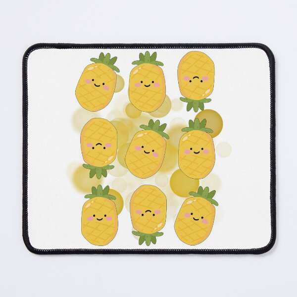 Item preview, Smiling Pineapples - Fruit Illustration designed and sold by iamKRUK.